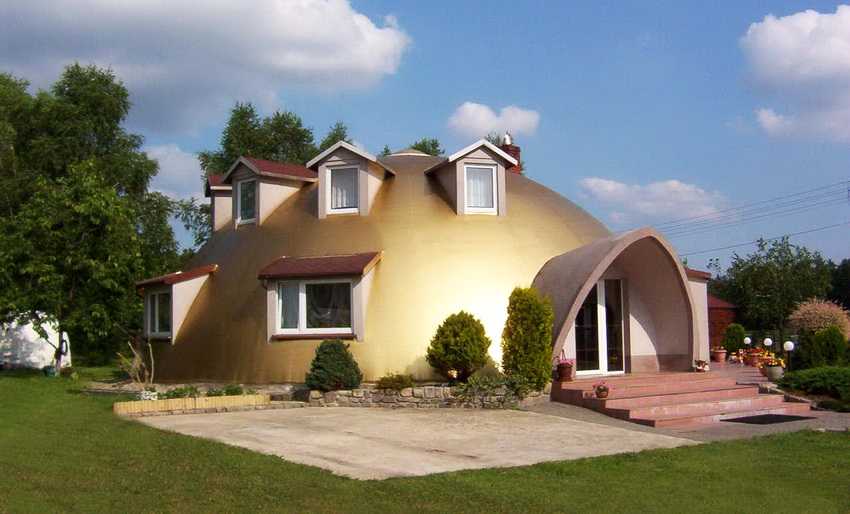 Купольные дома - что это такое. технология строительства купольного дома, достоинства и недостатки купольных домов