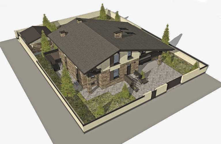 Дом с гаражом под одной крышей — выгоды и преимущества постройки и основные конструкции (90 фото)
