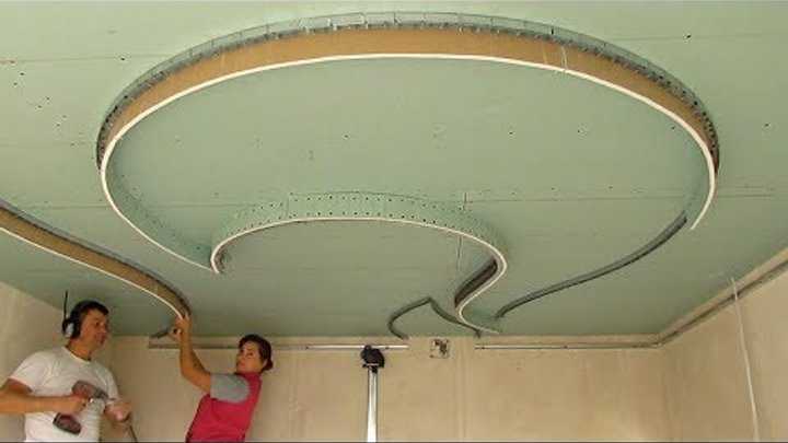 Многоуровневые потолки из гипсокартона: инструкция для самостоятельного изготовления