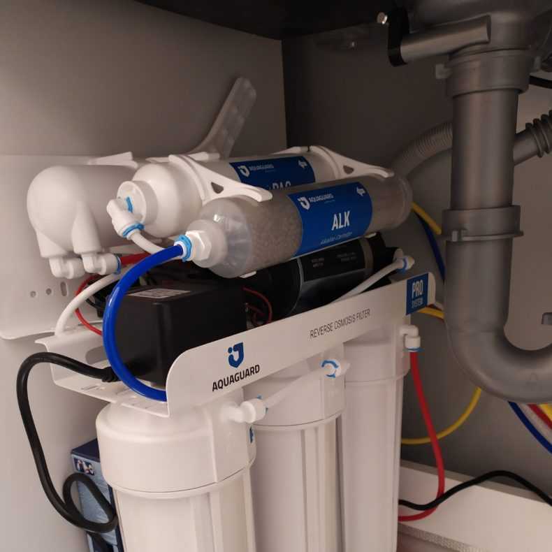 Процедура установки фильтра аквафор для воды