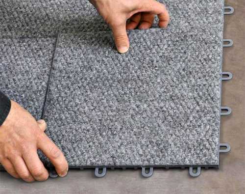 Чем хороша ковровая плитка и как правильно производится ее укладка