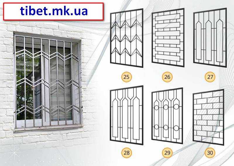 Кованые решетки на окна: украшение и надежная защита дома