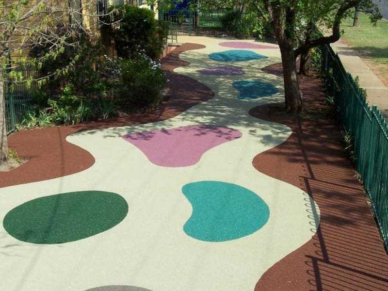 Рулонные резиновые покрытия и плитка для садовых дорожек | housedb.ru