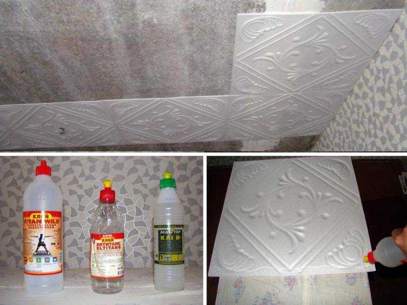 Потолок из пенопласта: как наклеить плитку своими руками, дизайн, видео и фото