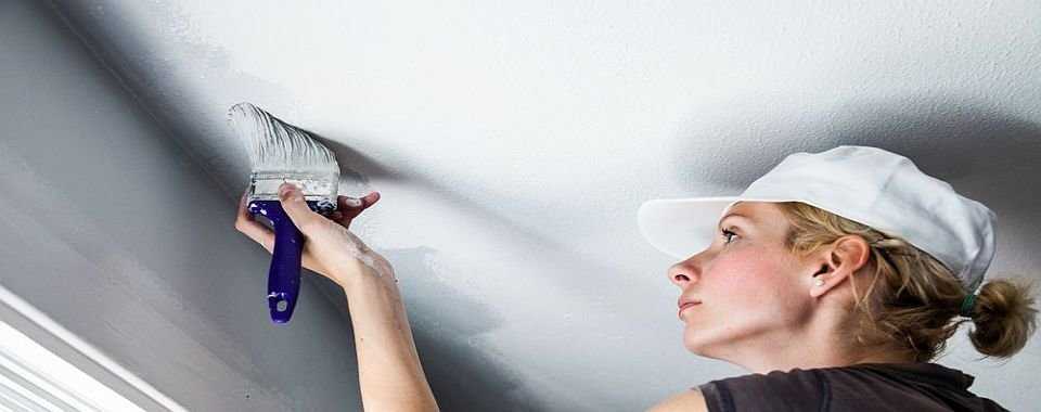 Краска для потолка: какая лучше, как выбрать, водоэмульсионная, вододисперсионная, моющаяся для потолка в квартире, краска для жилых помещений, акрилатная, интерьерная