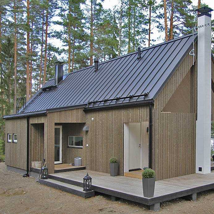 Одноэтажные финские деревянные дома: проекты и главные правила строительства