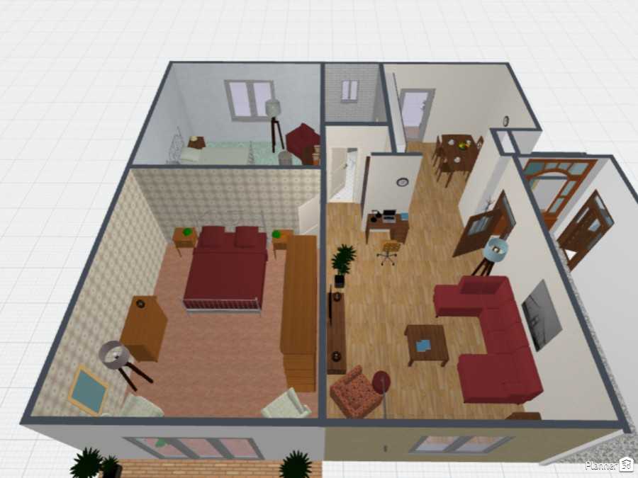 Как сделать перепланировку квартиры: 3d визуализация