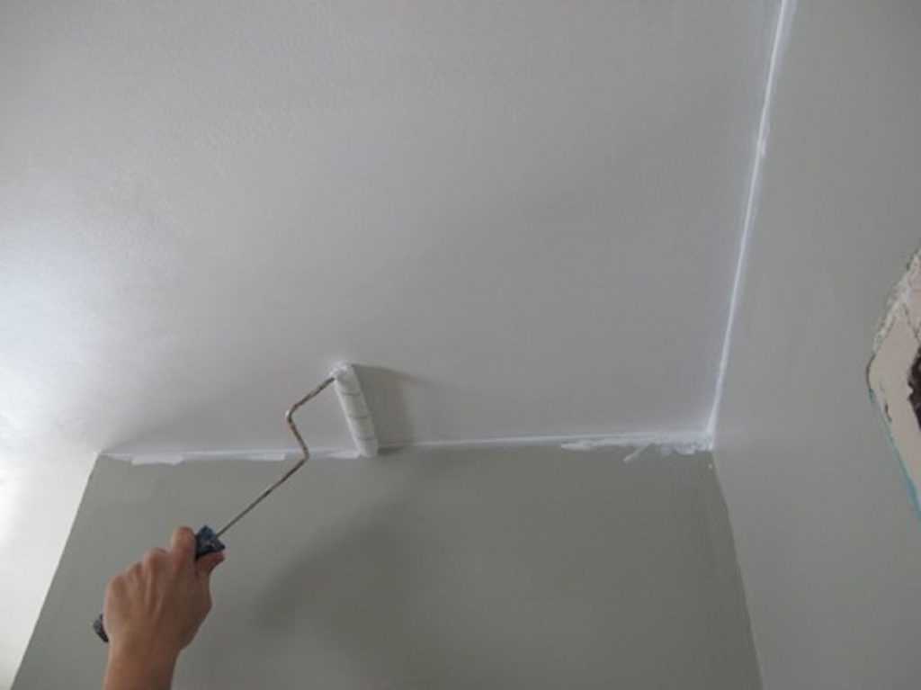 Покраска потолка в ванной комнате своими руками: как и чем лучше красить
