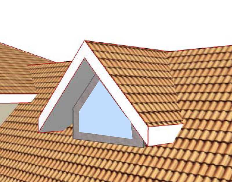 Строим двухскатную крышу с фронтонами своими руками