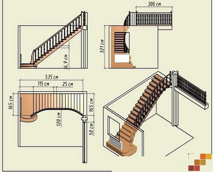 Лестница на второй этаж своими руками - пошаговая инструкция