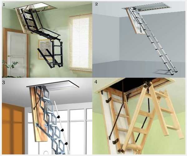 Установка чердачной лестницы: как установить лестницу на чердак своими руками