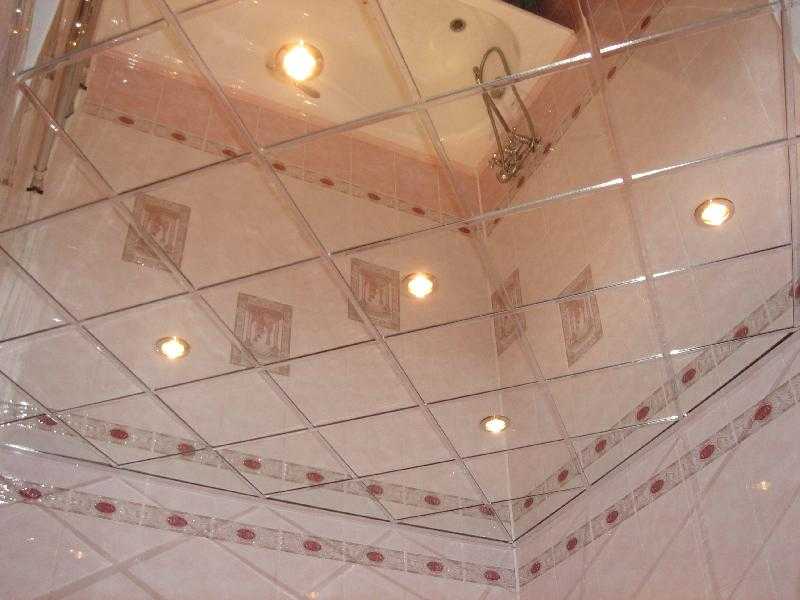 Зеркальный потолок — виды зеркальных потолочных панелей, монтаж, как установить зеркало на потолок