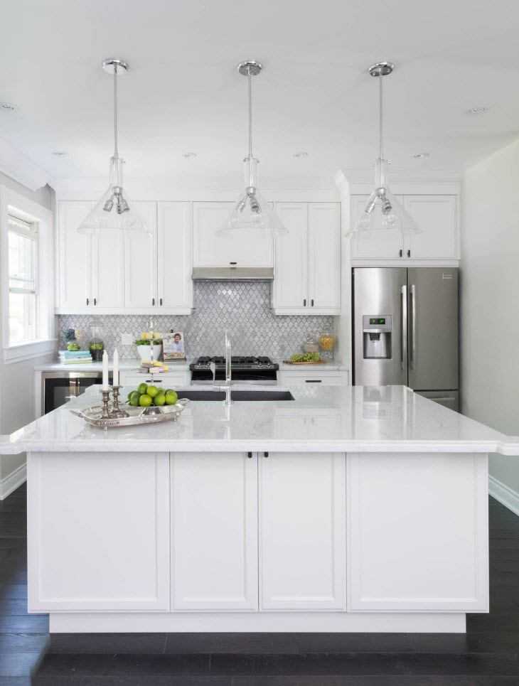 Белая кухня: фото лучших интерьеров кухни в белом цвете