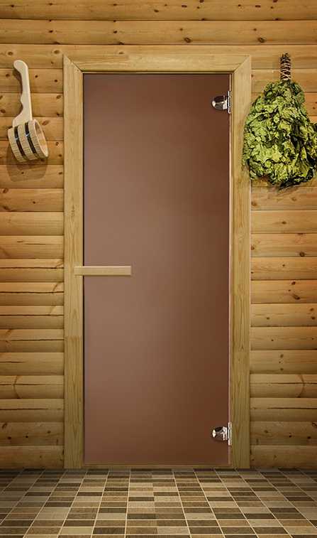 Стеклянные двери для сауны и бани — основные размеры, виды и советы по выбору