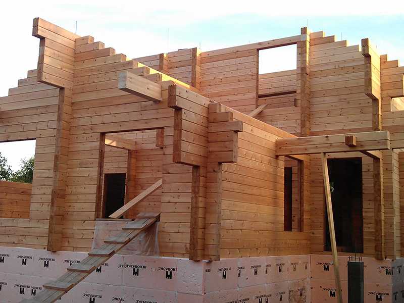 Строительство дома из калиброванного бруса