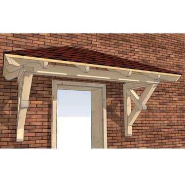 Навес над крыльцом частного дома: деревянный и металлический своими руками