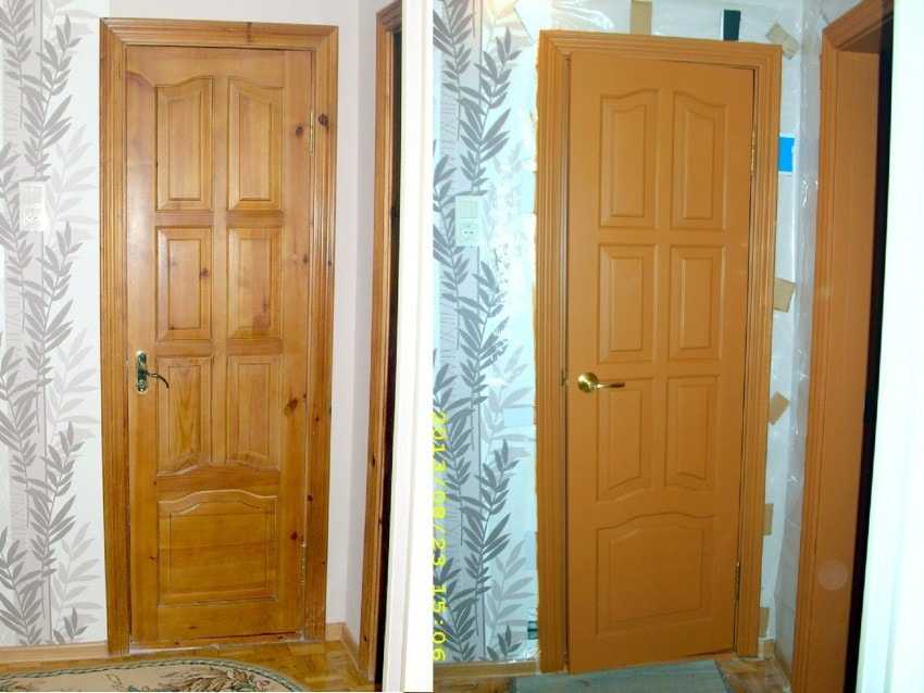 Как покрасить 🧹 межкомнатные двери – деревянные, из дсп, покрытые лаком или пленкой – своими руками?