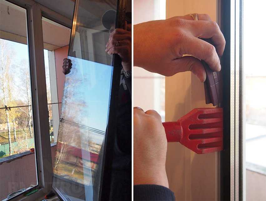 Как разобрать пластиковое окно своими руками видео